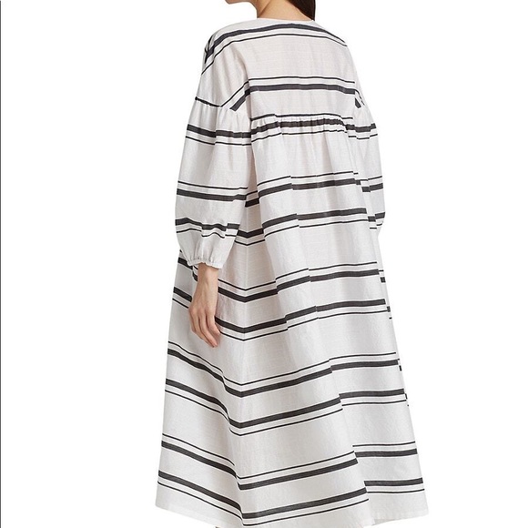 PIAZZA SEMPIONE Striped Poplin Tunic Dress. Size Eur 44; US 12. Retail: $1095 - Picture 3 of 7